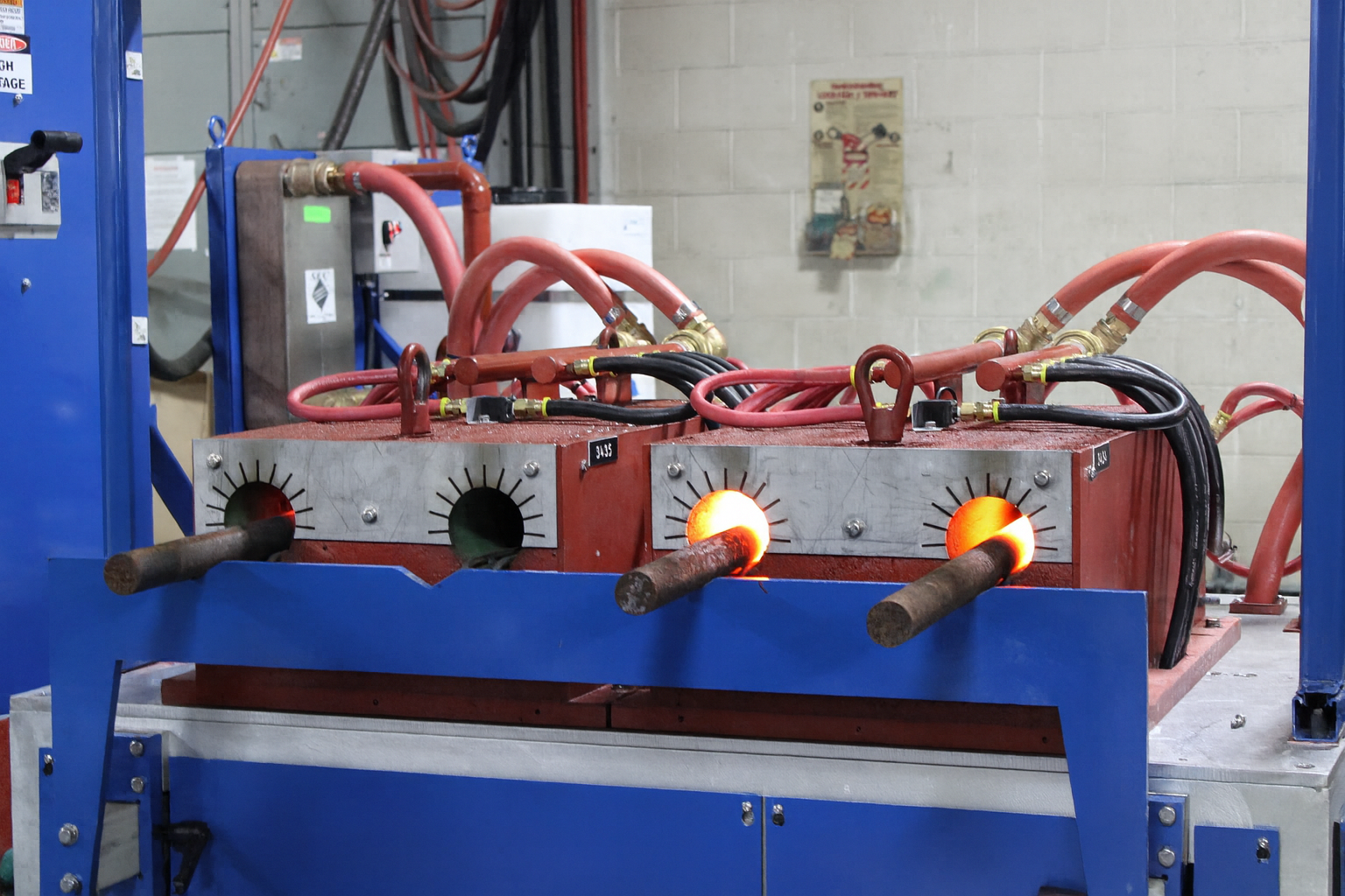 End Bar Heating Machine